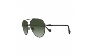 Moncler Óculos de Sol | Green Aviator