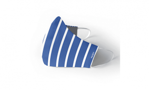 1 ou 2 Máscaras Certificadas Blue Stripes | Lavável até 25x - Portes Grátis