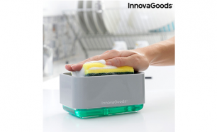 Dispensador De Detergente 2 Em 1 Para Lava-louça Pushoap Innovagoods	