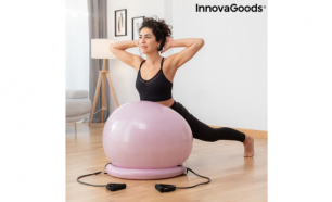 Bola de Yoga com Anel de Estabilidade e Bandas de Resistência Ashtanball InnovaGoods