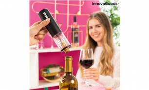 Saca-rolhas Elétrico Recarregável Com Acessórios Para Vinho Corklux Innovagoods